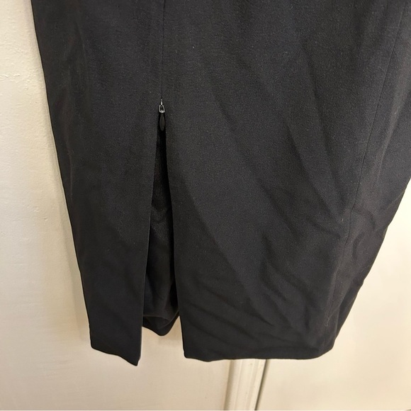 NWT Dress the Population Nadia Black Puff Sleeve Dress XS Structured Sculpted - Picture 6 of 14